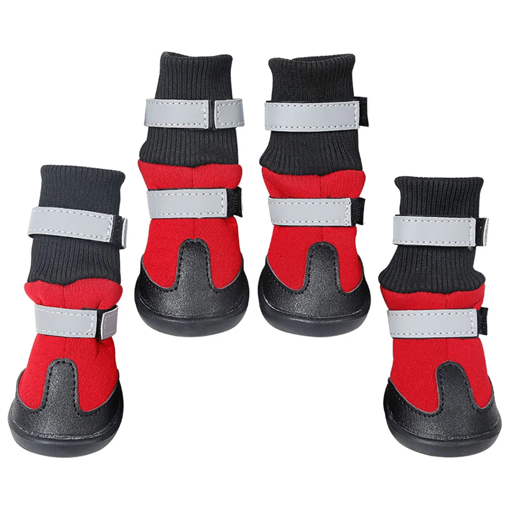 

4 шт., нескользящая обувь для домашних животных