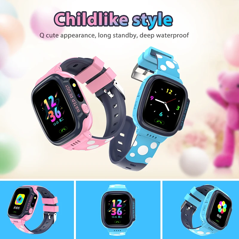 

Y92 Smart Children'swatch High-definition Screen With Speaker Wifi+GPS Positioning Waterproof Photo Music Call Smartwatch