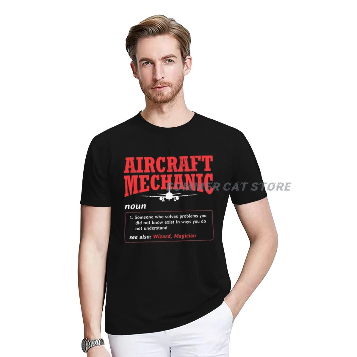 

Aircraft Mechanic Definition T-Shirt