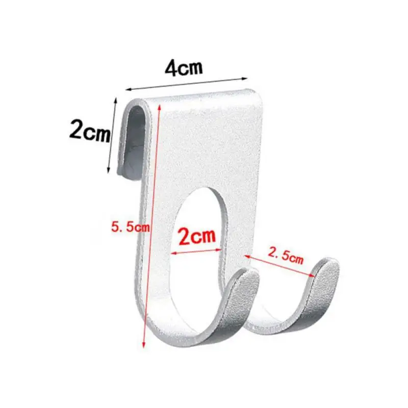 Алюминиевый крючок Универсальный настенный для душевой стеклянной двери крючки