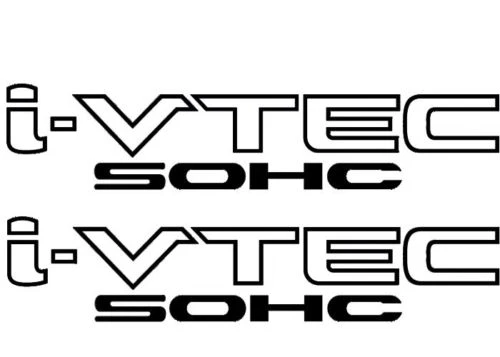 

Наклейка для (2 шт.) i Vtec Sohc, разные варианты цвета