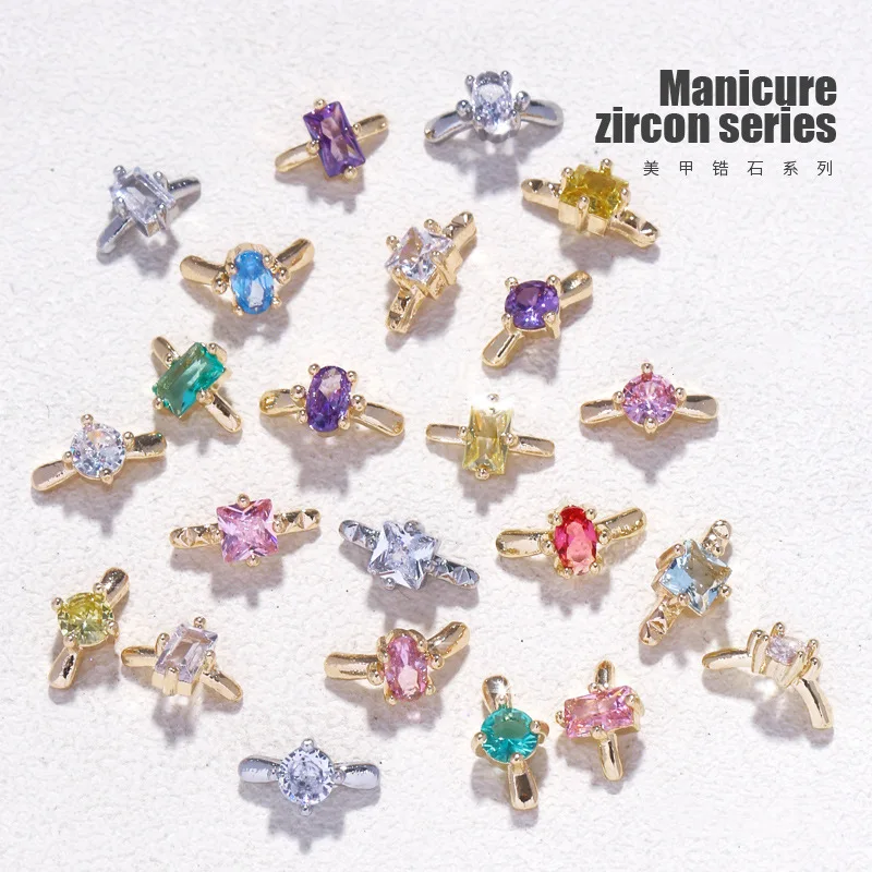 

5 шт., украшения для ногтей с кристаллами