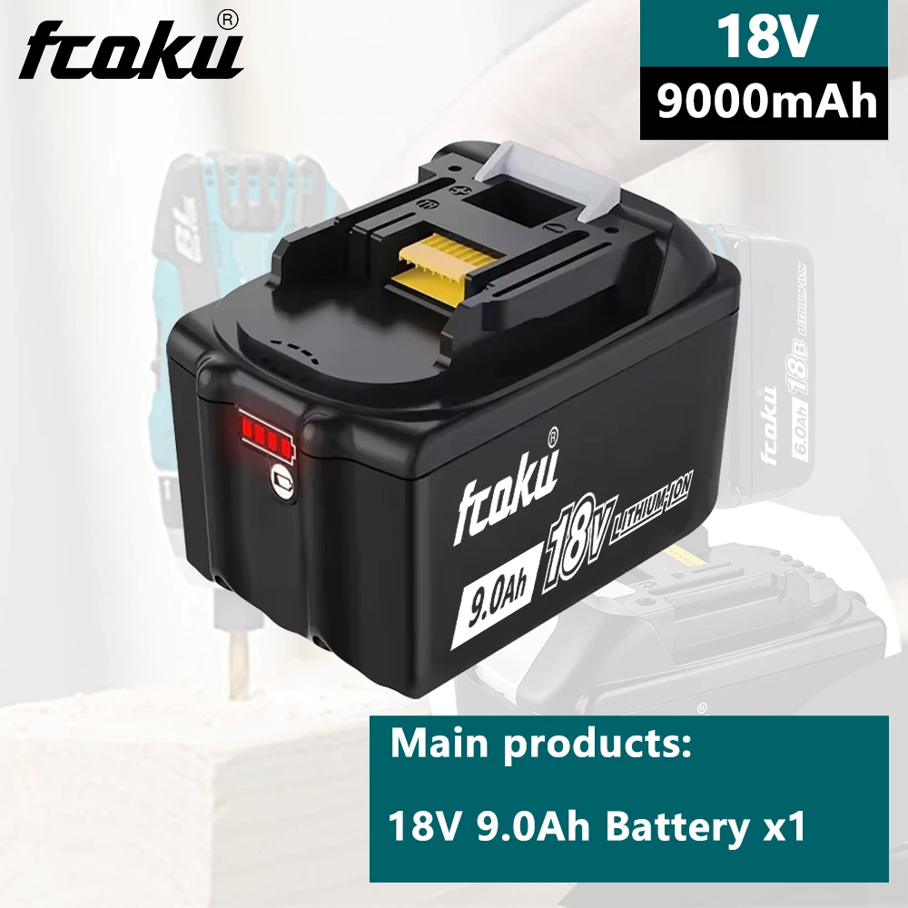 Аккумулятор для электроинструмента Makita 6 0 Ач 9 18 В BL1830 BL1840 BL1850 BL1850B