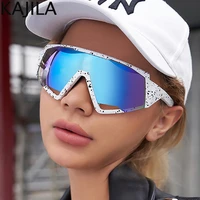 rectangle sports sunglasses women 2022 new trendy windproof shield sun glasses for men outdoors mountain goggle uv400 protection
