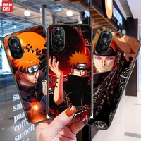 naruto clear phone case for huawei honor 20 10 9 8a 7 5t x pro lite 5g black etui coque hoesjes comic fash design