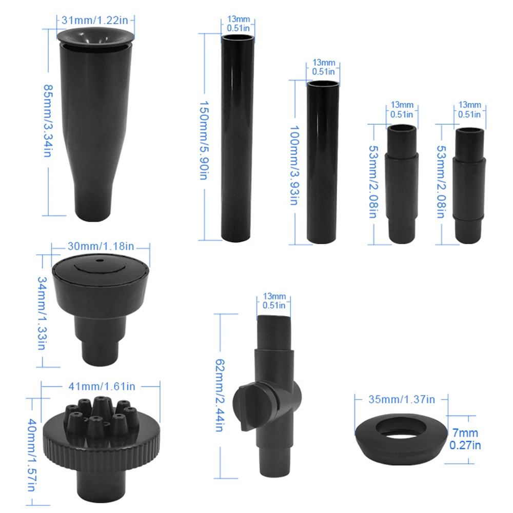 Многофункциональный электрический фонтанный насос с всасывающим основанием для