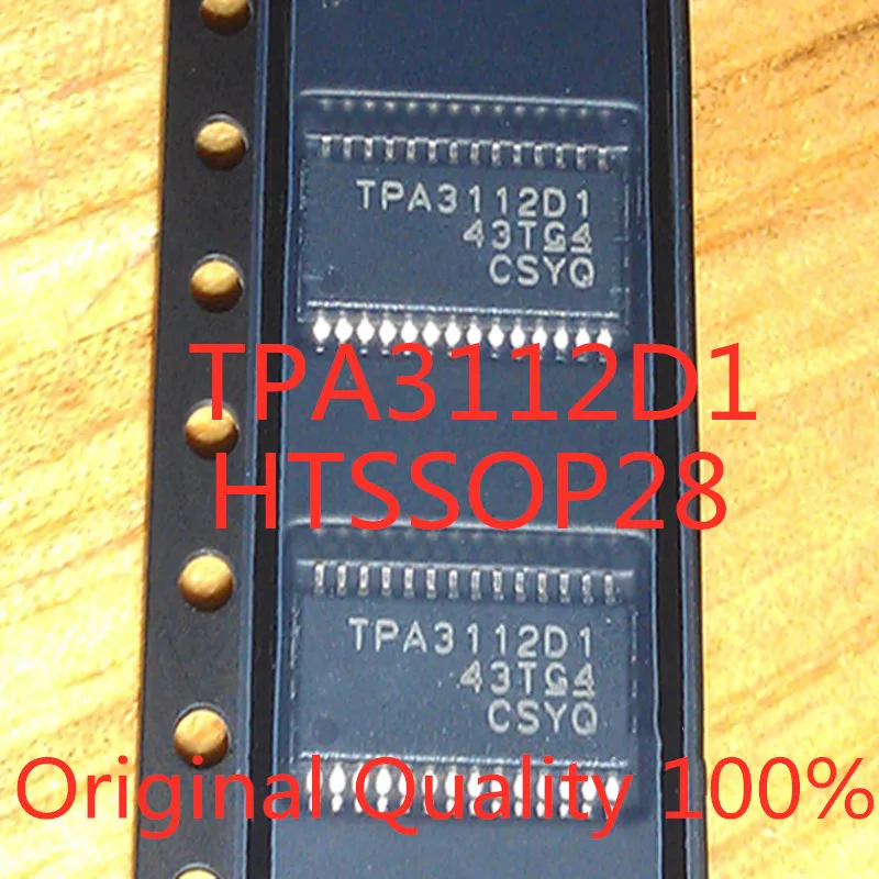 

2PCS/LOT TPA3112D1PWPR TPA3112D1 TPA3112 HTSSOP-28 SMD Audio Amplifier In Stock NEW original IC