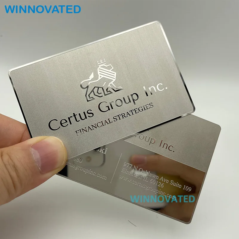 

Индивидуальный дизайн, индивидуальная печать имени, преданность членству, металлическая визитная карточка