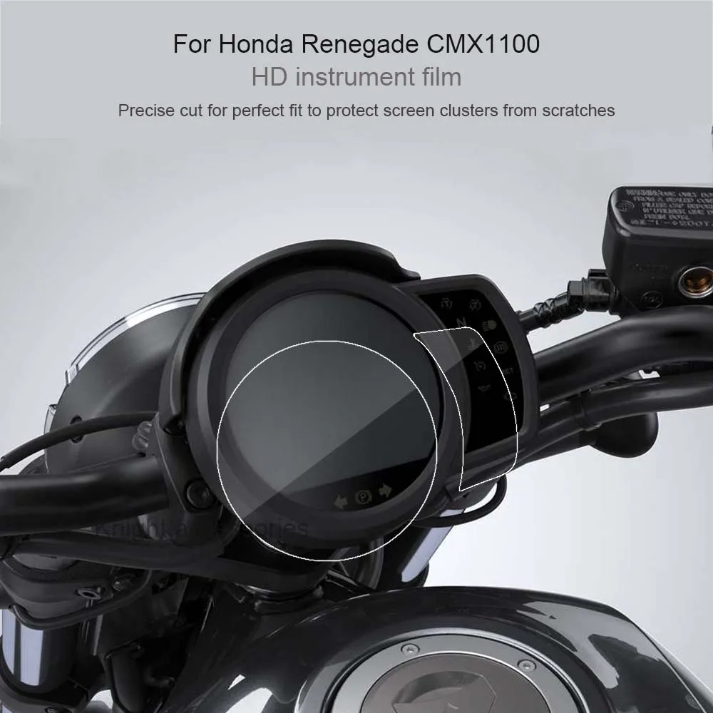 

Motorcycle Accessories HD Instrument Film For HONDA Rebel CMX 1100 CMX1100 2021 - Scratch Cluster Screen Dashboard Protection