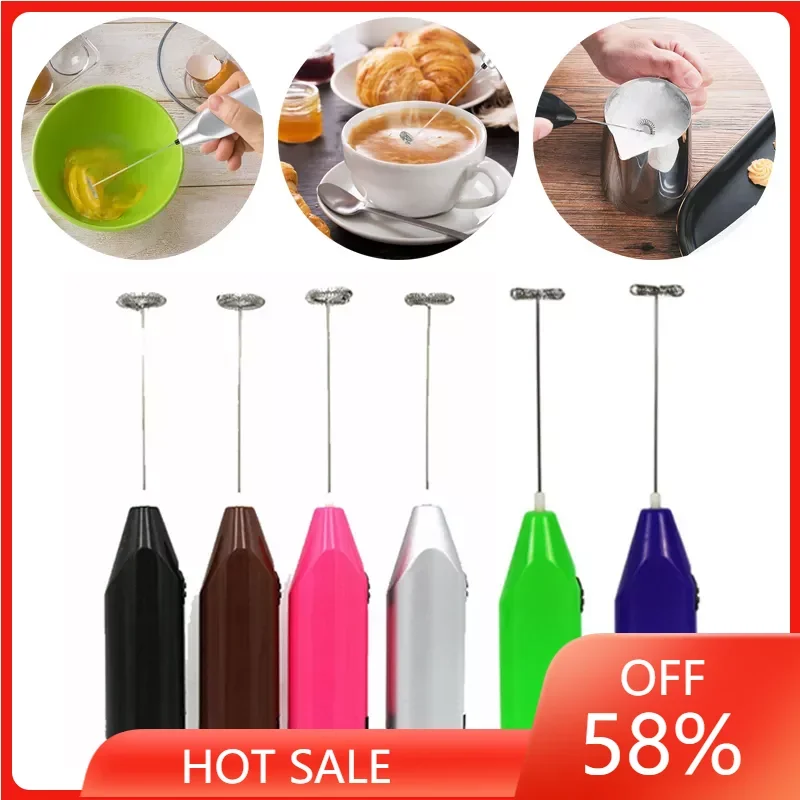 

Milk Foamer Chocolate Milk Jugs Frother Whisk Mixer Hand For Coffee Maker Cappuccino капучинатор Kitchen Accessories