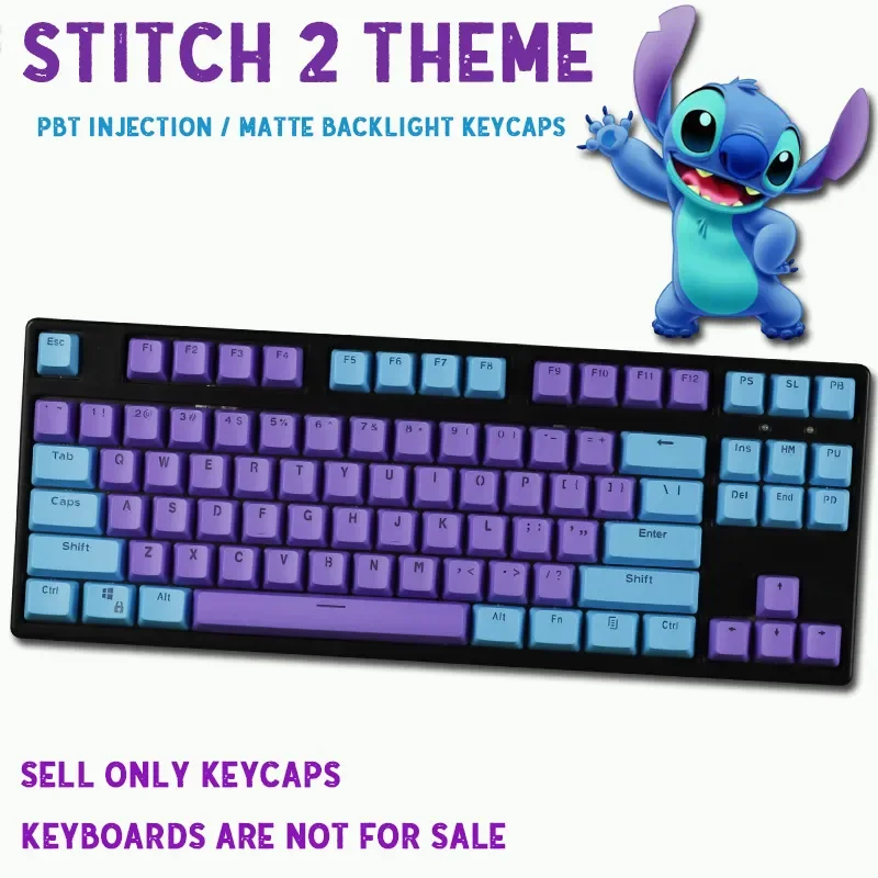 

2023NEW 104/87 Key PBT Double Color Backlight Mechanical Keyboard Keycap Large F Column For Ikbc Cherry MX Mechanical Keyboard