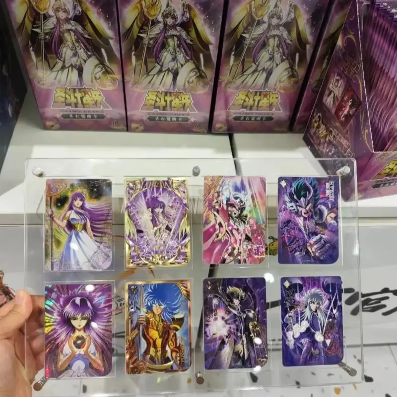 Фото Оригинальная аниме-карта Kayou Saint Seiya Awakening Of The Holy Cloak Se Bp Ur Qr Milo Shura, редкая коллекционная карта, детская игрушка в подарок для мальчика №3