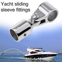polished steel boat awning hand rail fitting 78 25mm inch elbow silver