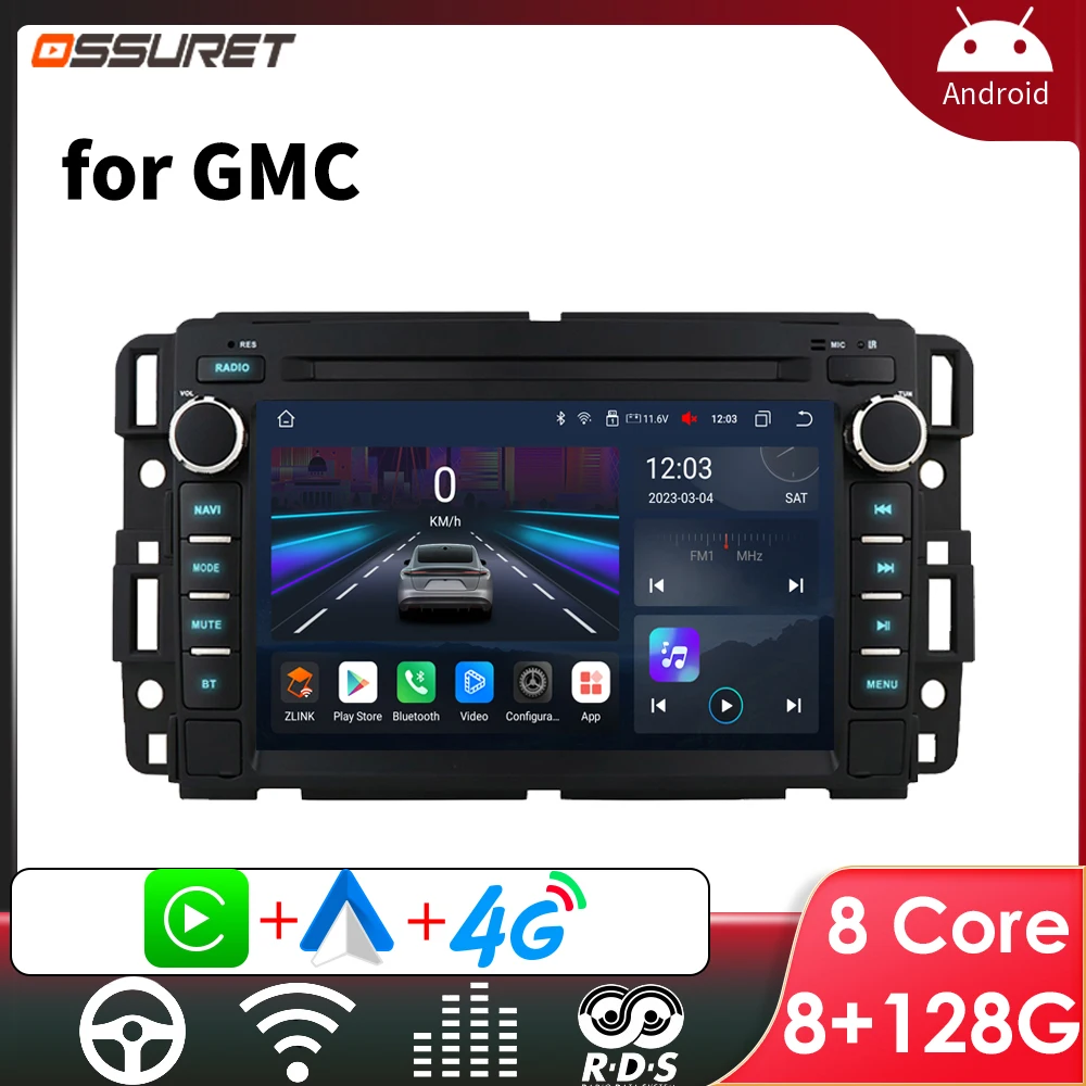 

2Din Android автомобильный мультимедийный плеер радио для GMC Chevrolet Silverado подача Chevy Yukon Suburban Sierra надлежащего качества автомобильный GPS