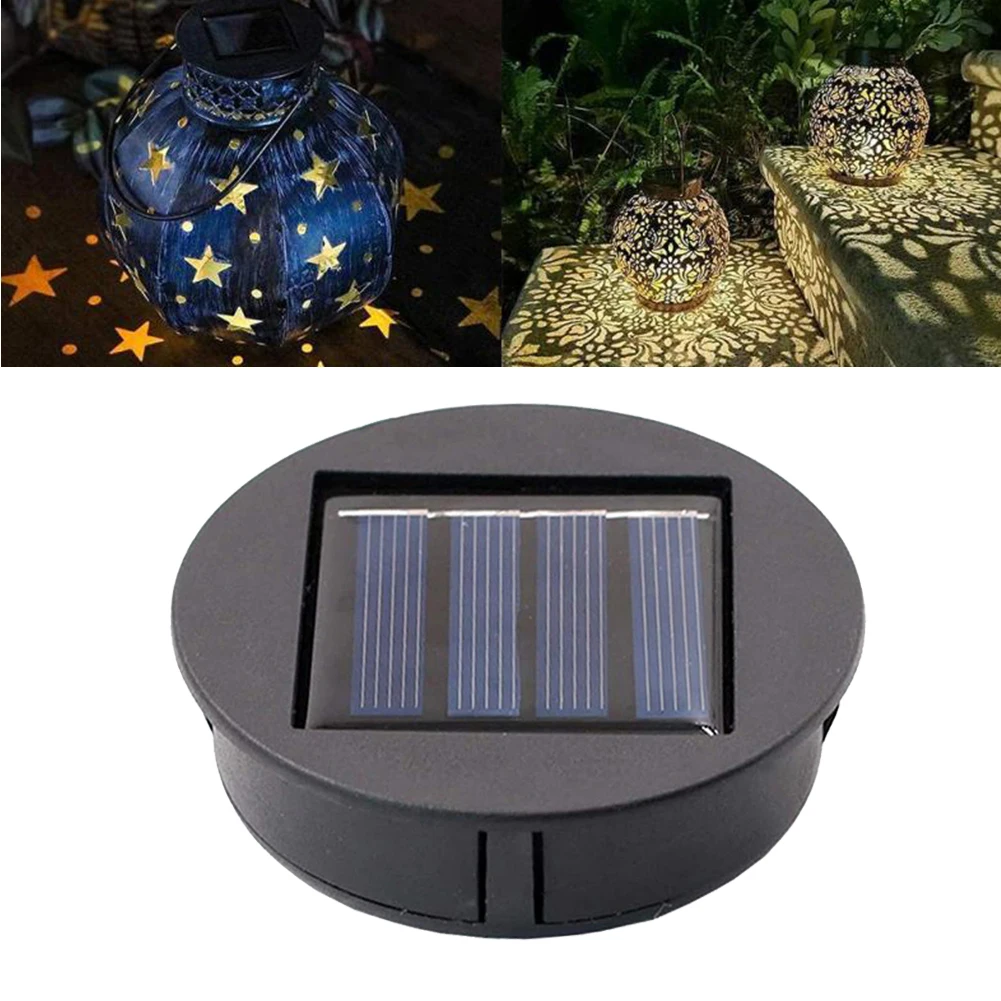 

1pc Replacement Warm White LED Lamp Top Led Case Solar Lamp Hanging Lanterns Pathway Garden Battery Box Nightlight
