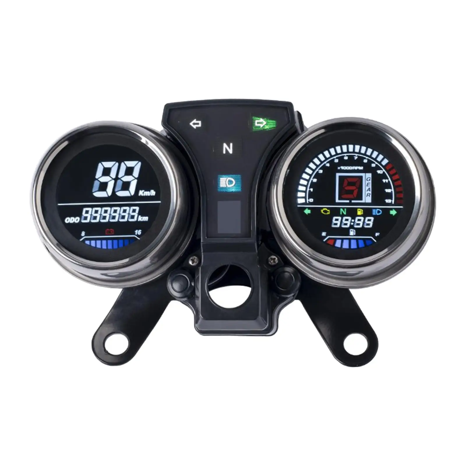 

Motorcycle VA LCD Digital Dashboard Replace/ Easy Installation/ Electronic for cm125 Tachometer Gauge Speedometer /