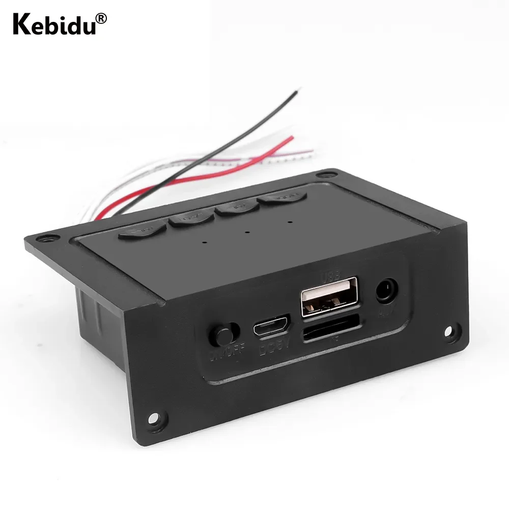 

mp3 player bluetooth audio module MP3 Decoder Board Bluetooth Receiver Car radio Amplifier for Speaker USB/TF/LINE IN/FM