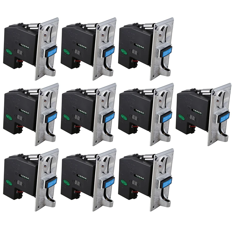 

10X Multi Coin Acceptor Selector For Mechanism Vending Machine Mech Arcade Game