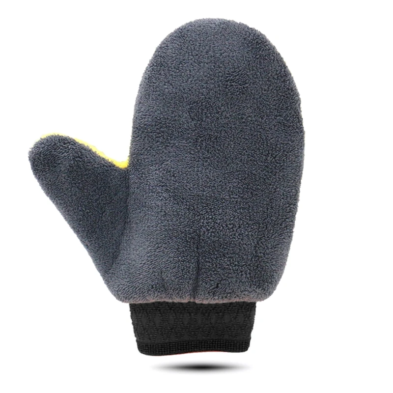 

Митенка для мойки автомобиля из микрофибры Φ 24x20 см, мягкая перчатка для мойки автомобиля, ультрамягкие рукавицы, полотенца для мойки