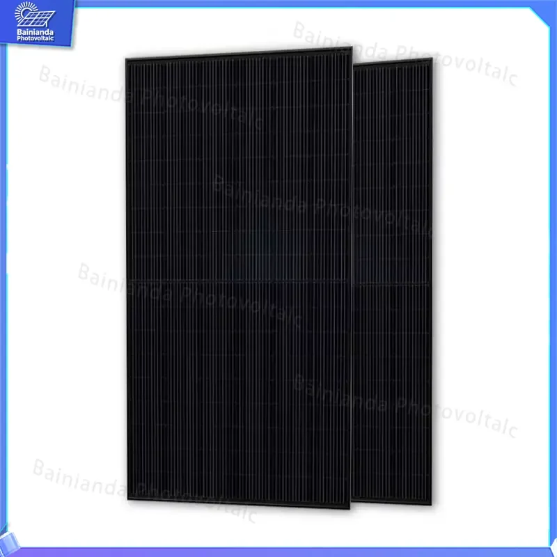 Фото Солнечная панель Jinko Solar 605W 610W 615W 620W 625W 630W, полностью черная, монокристаллическая, высокоэффективная (23,5% 24,0% 24,5%) №2