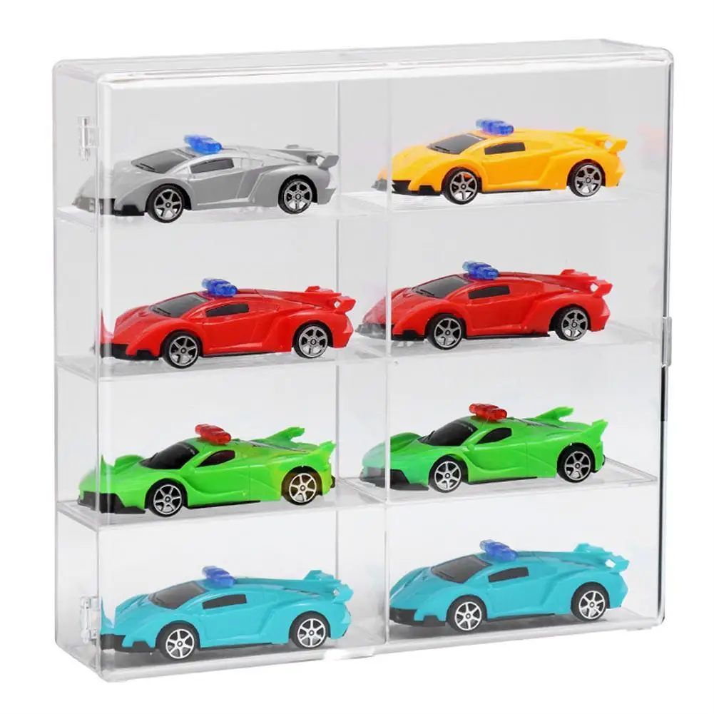 

Model Car Display Box 1/64 Diorama Garage Carpark Acrylic Model Scene Toys Set Gifts For Children Collection(without ) N0l2