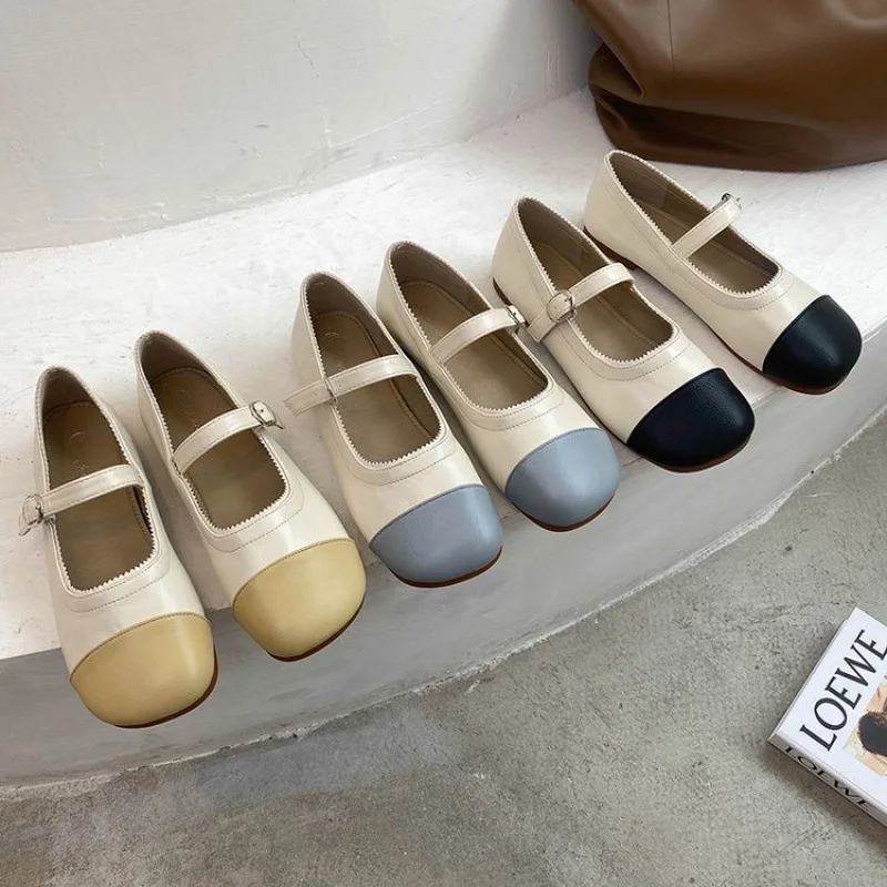 

Mary Jane Shoes Cute Round Toe Ankle Strap Loafers Women Comfortable Soft Lolita Shoes Women Oxford Loafers Zapatos De Mujer
