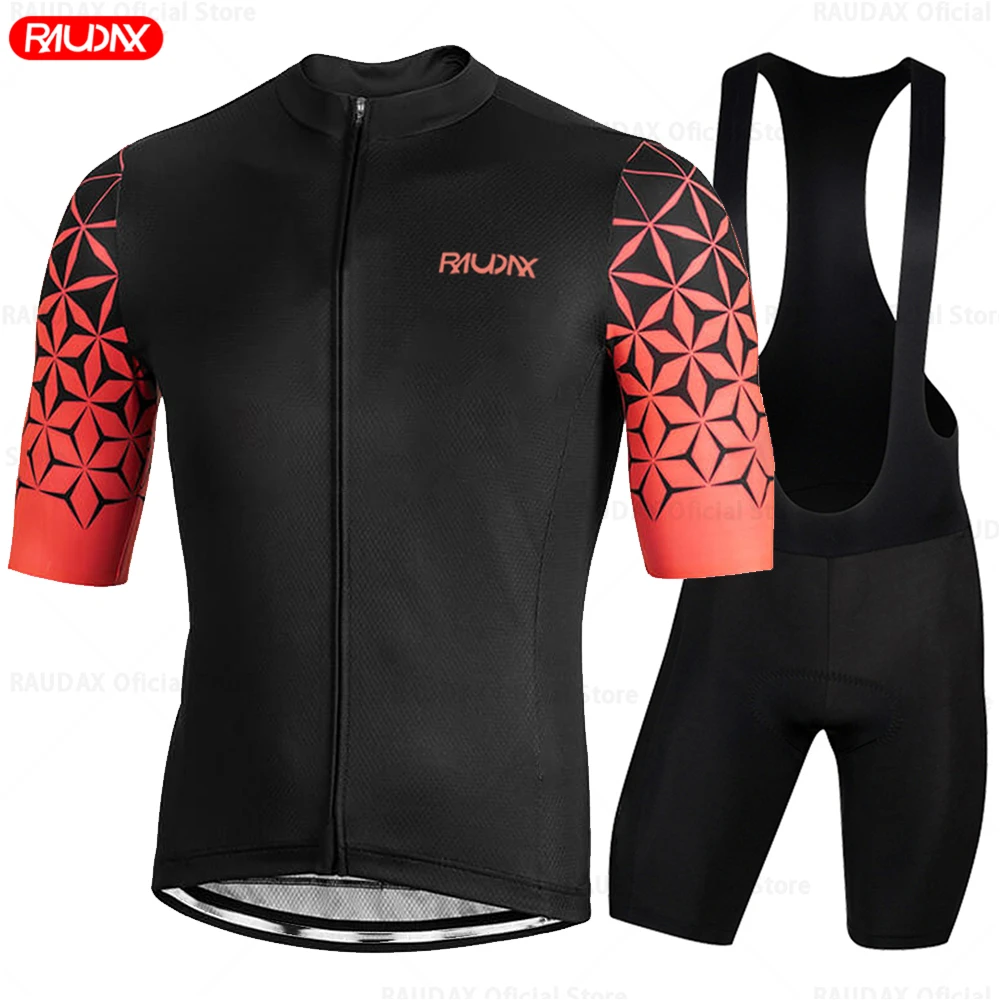 

Коллекция 2023 года, Комплект футболок RAUDAX для езды на велосипеде, летняя одежда для езды на горном велосипеде с коротким рукавом, рубашки для дорожного велосипеда, костюм, велосипедные топы, одежда для езды на велосипеде