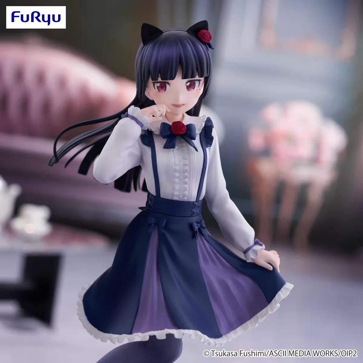 Фото Оригинальная оригинальная модель FuRyu Trio-Try-iT Oreimo 2 19 см Kuroneko, фигурка аниме, коллекции игрушек, подарки №4