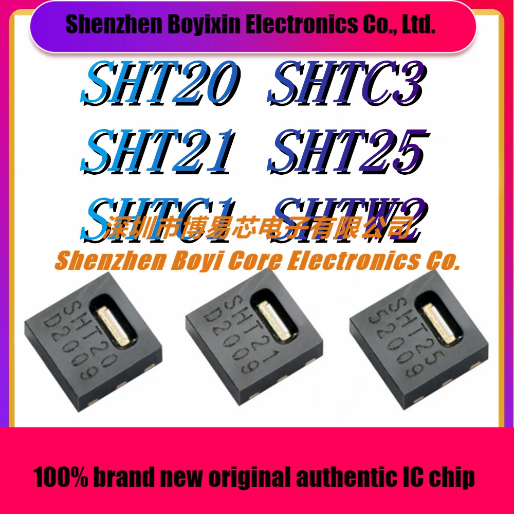 SHT20 SHTC3 SHT21 SHT25 SHTC1 SHTW2 новый оригинальный аутентичный датчик температуры и влажности IC чип