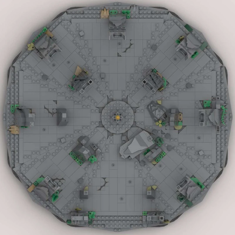 Звездный фильм MOC-172012 модульная морская дуга диорама строительные блоки
