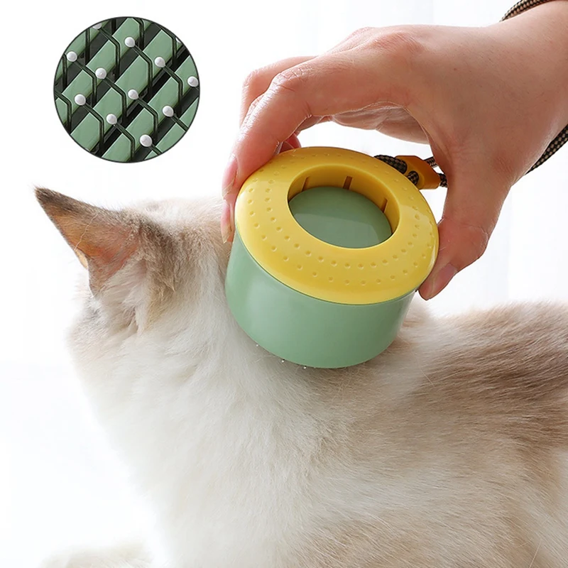 

Pet Cat Grooming Brush Hair Slicker Brush Massage-Self Cleaning Comb Clean And Hygienic Hair Remover Dog Deshedding Brush