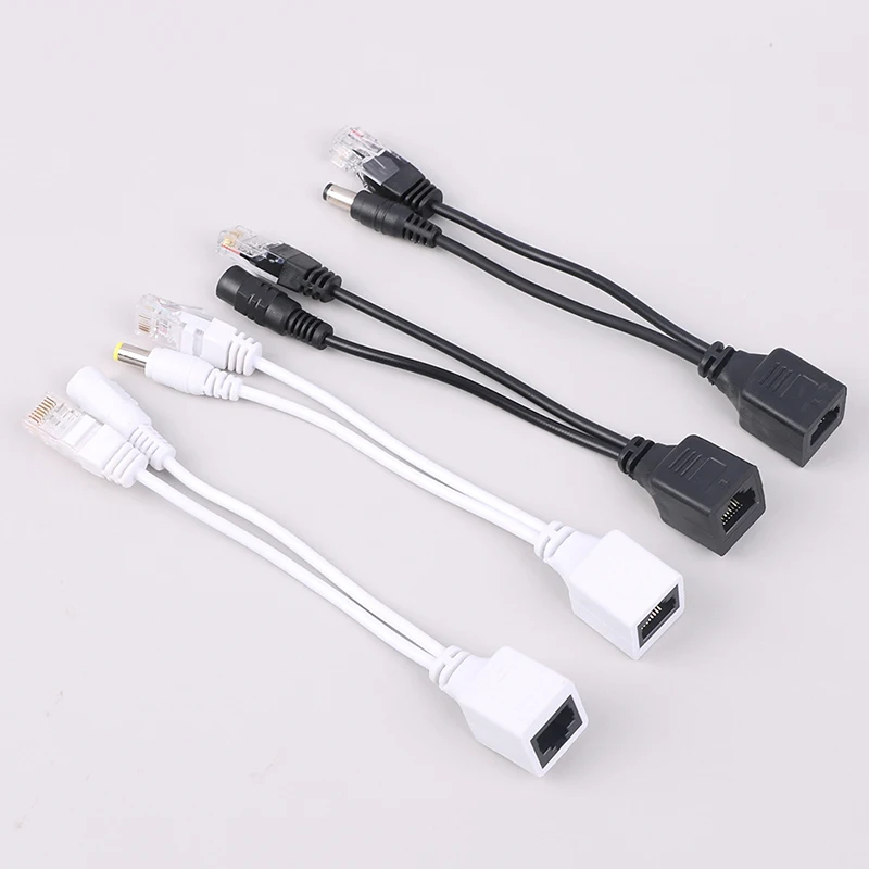 

1Pair POE Cable Passive Power Over Ethernet Adapter Cable POE Splitter Injector Power Supply Module For IP Camea