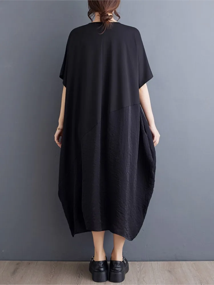 Женское летнее платье в полоску с рисунком