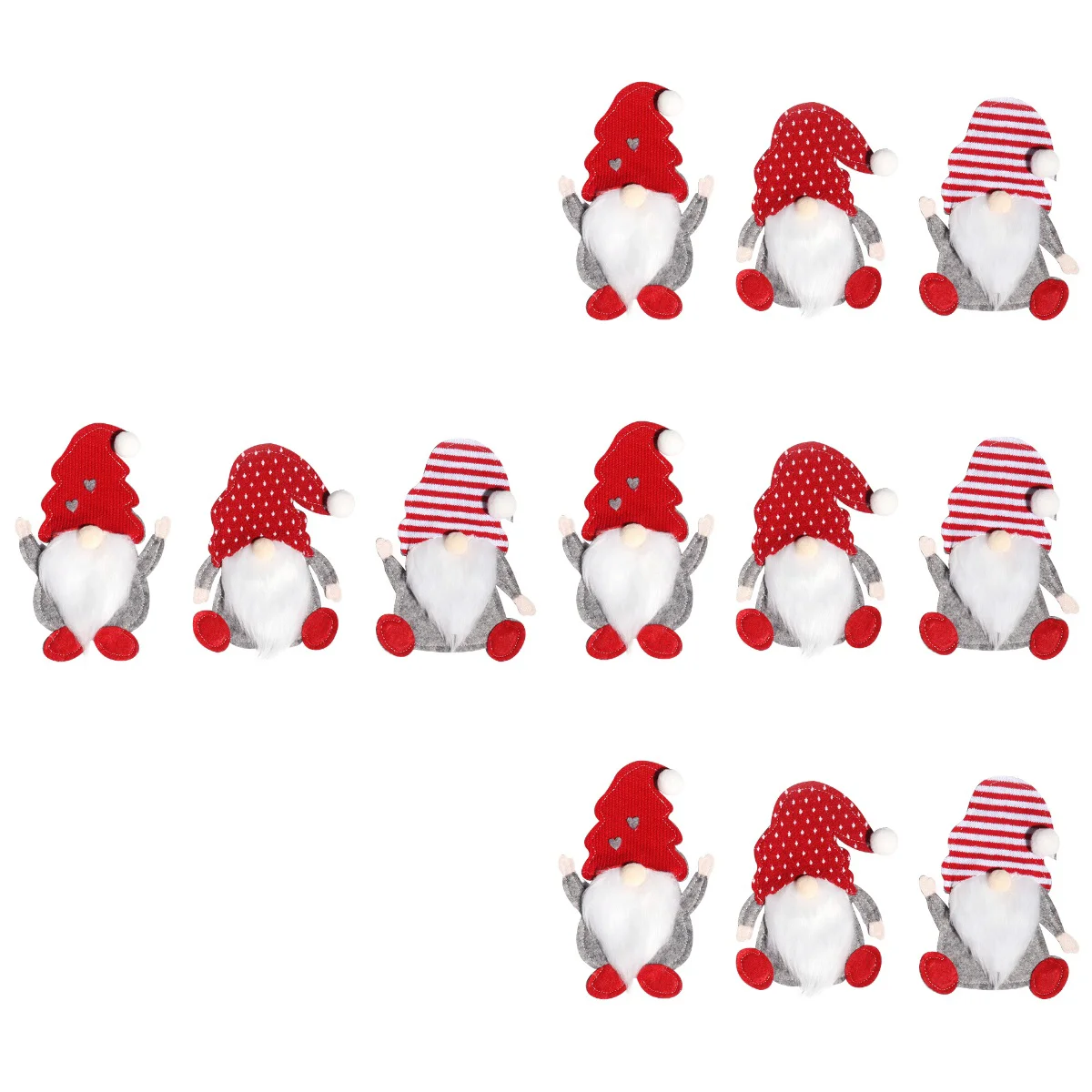 

Cutlery Christmas Holder Silverwarexmasgnome Tableware Holiday Pouch Storage Cover Fork Spoon Pocket Flatwaresanta Decorative