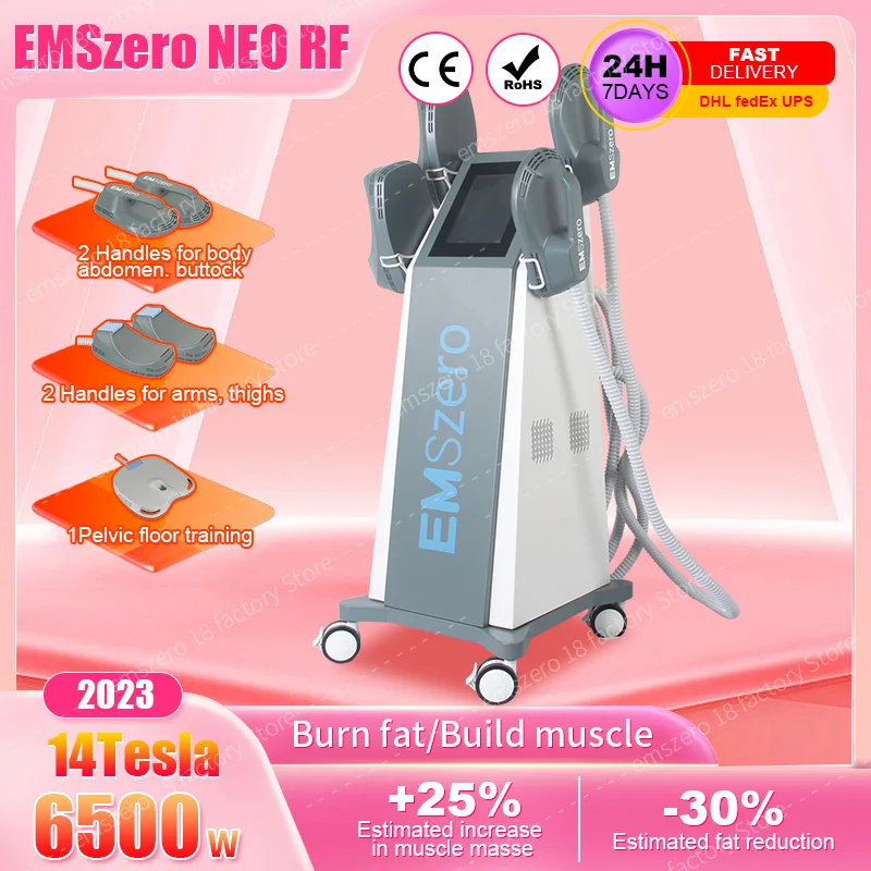 

DLS-EMSLIM Neo14 Tesla 6500W NEO HI-EMT машина для снижения веса, для похудения, формирование мышц, EMSZero, Одобрено CE