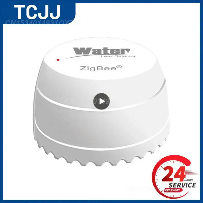 

1~5PCS Tuya WIFI/Zigbee Water Leakage Detector Smart Home Water Flood Sensor Work With Tuya Zigbee Gateway Support Smart Life