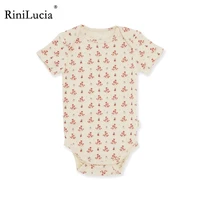 rinilucia 2022 baby rompers infant jumpsuit boygirls clothes summer high quality printed newborn ropa bebe clothing costume