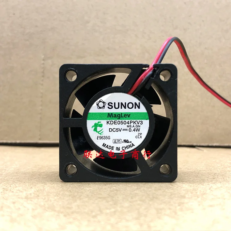 

SUNON KDE0504PKV3 MS.A.GN DC 5V 0.4W 40x40x20mm 2-Wire Server Cooling Fan