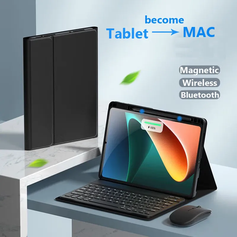 Чехол для клавиатуры Xiaomi Poco Pad 12 1 &quot2024 6S Pro 4 дюймов 5 6 11 Redmi SE беспроводной чехол с