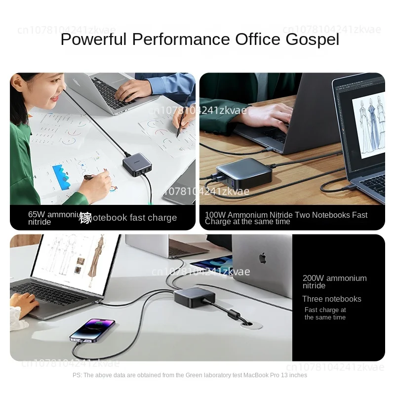 Ugreen Зарядные устройства адаптеры 200 Вт USB C настольное зарядное устройство Nexode 6