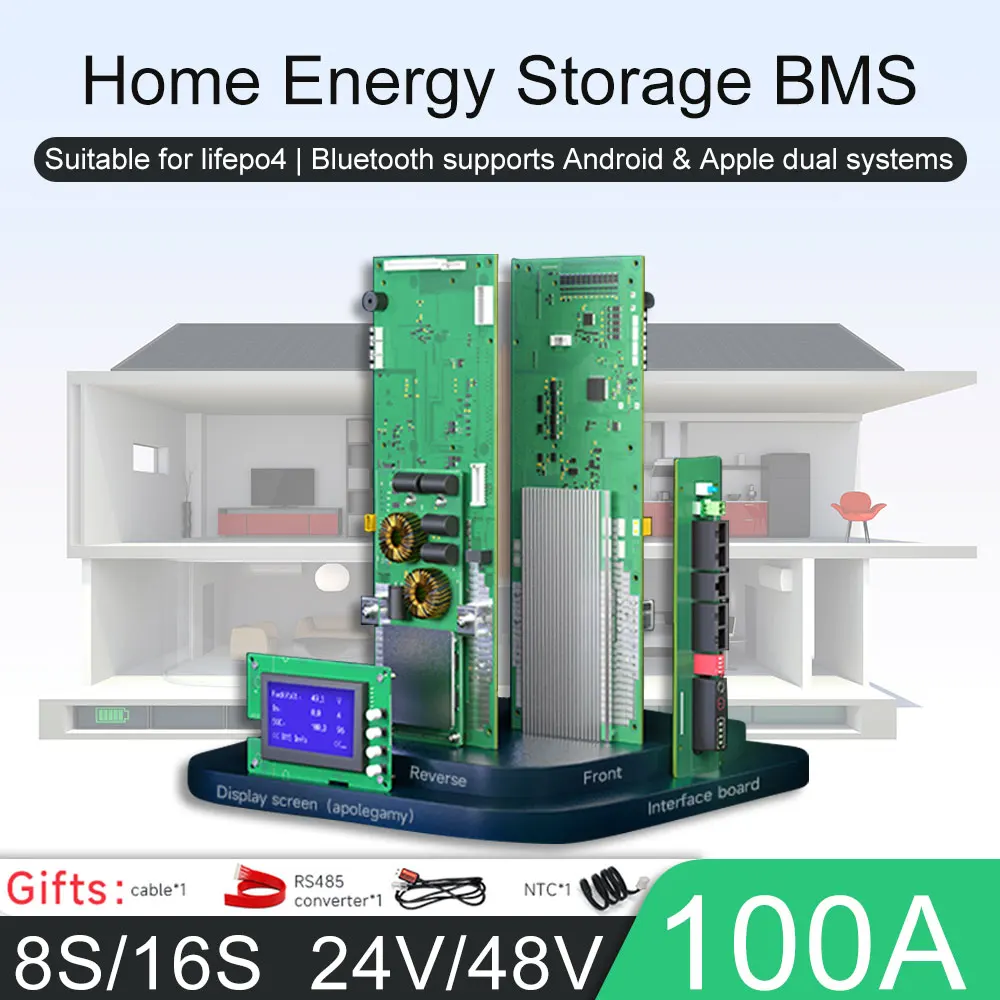 Умный BMS Bluetooth APP параллельный 5А баланс 4S LiFePo4 12V li-ion 3S 7S 8S 10S 12S 13S 14S 16S 24S 48V 60A 100A 150A 200A