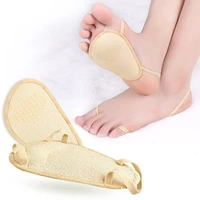 sling half foot pad socks invisible summer high heels anti slip foot pad care front foot pad soft breathable solid color
