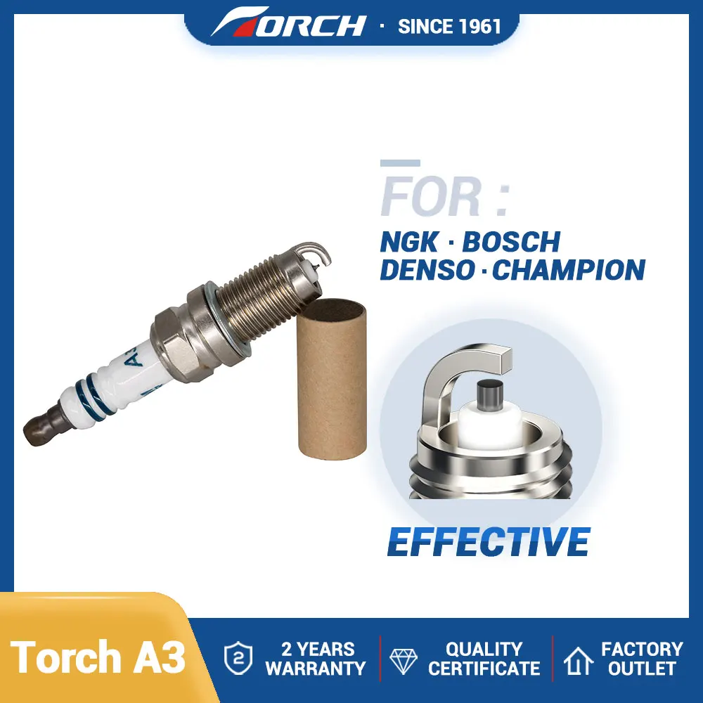 

Hot Sale High Performance Torch Spark Plug A3 Candel for 101 905 626 for Golf Mk6 2011 Ignition System Engines Components