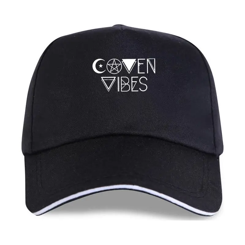 

new cap hat Coven Vibes Baseball Cap Fashion Women Crewneck Graphic Black Tops Trendy Gothic Witch Halloween Party Clothes Drop
