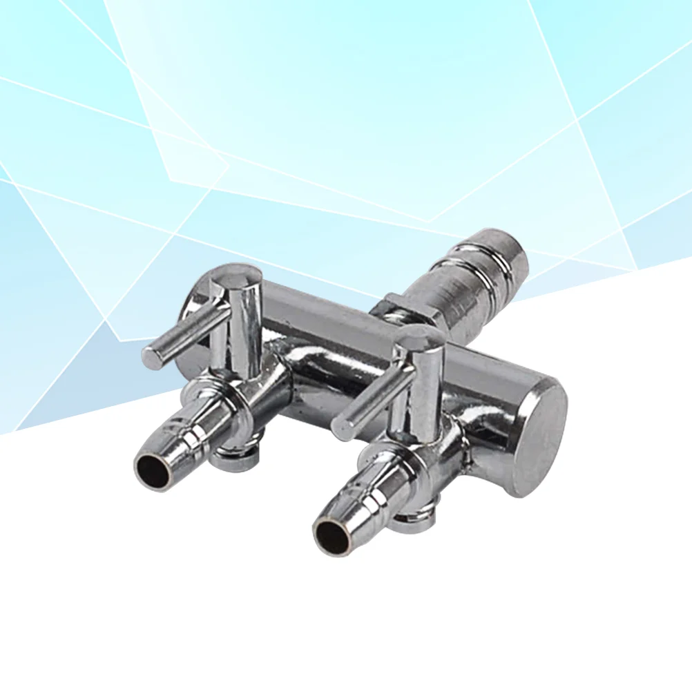 

Air Pump Flow Aquarium Lever Distributorfish Tank Splittercontrol Switch Stainless Steel Tube Check Way Manifold Connector Cup