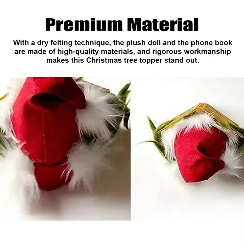 Рождественская лесная кукольная шляпа забавная рождественская елка Grinch