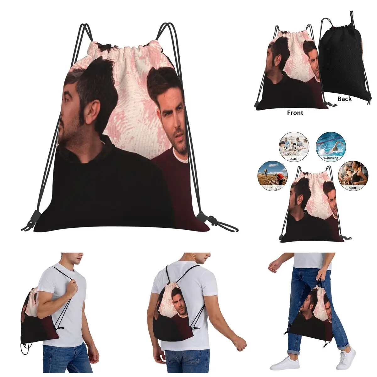 

Estopas Drawstring Bags Gym Bag Hot Sale Backpack Casual Infantry pack