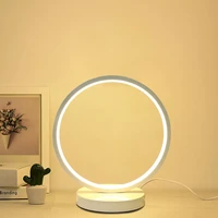 o type simple modern style led standing table lamp eye protection reading acrylic metal wall light bedside decorative lighting