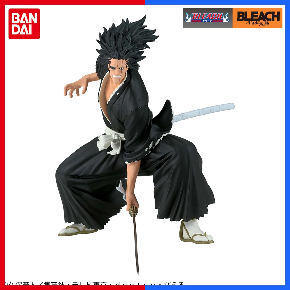Фото В наличии Bandai Banpresto, оригинальная аниме-фигурка Bleach Ichigo Kurosaki Zaraki Kenpachi Hitsugaya Toushirou Soi Fon, модель игрушки №3