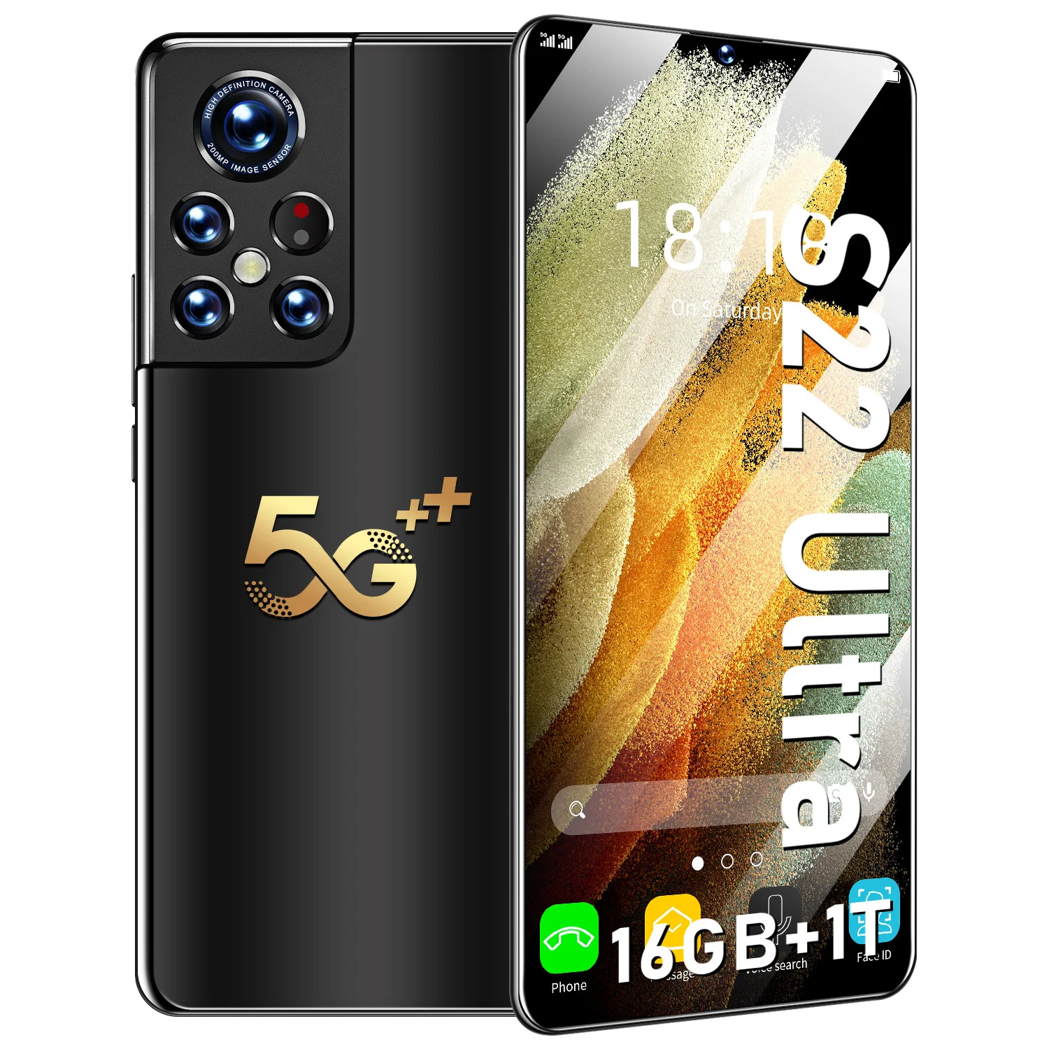 Смартфон Sam S22 Ultra 6 7 дюйма 16 + 512 ГБ 6000 мАч |